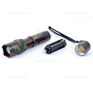 Lanterna LED 3W ZOOM Camuflaj - Img 2
