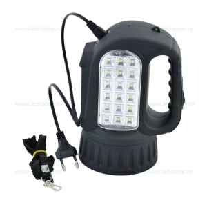 Lanterna LED De Mana 15W cu Acumulator 220V - Img 2