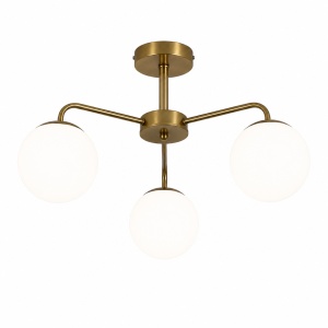 Lustra 3 Socluri E27 Aurie LZ1037-3