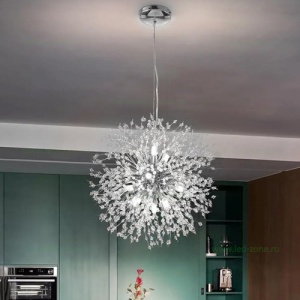 Lustra 8 Socluri G9 Crom LZ2101 - Img 3