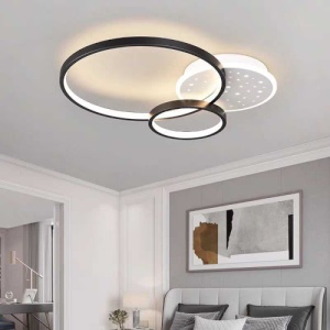 Lustra LED 108W 3 Functii Dimabila cu Telecomanda LZ3868 Alba