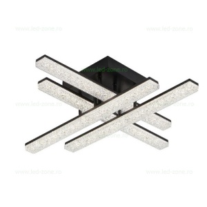 Lustra LED 112W Neagra 3 Functii cu Telecomanda LZ3749-4 - Img 3