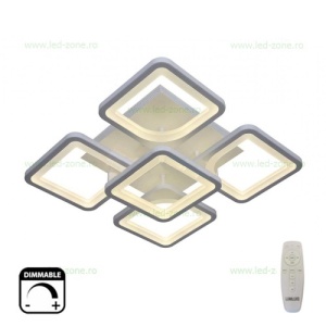 Lustra LED 120W 3 Functii Dimabila cu Telecomanda LZ6604-4+1