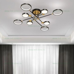 Lustra LED 128W 3 Functii Dimabila Telecomanda LZC2036-80C