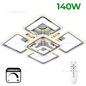 Lustra LED 140W 3 Functii cu Telecomanda LZ3374-41 - Img 1