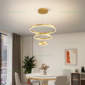 Lustra LED 144W Dimabila 3 Functii cu Telecomanda LZ13 - Img 3