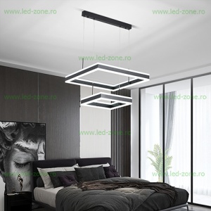 Lustra LED 256W Dimabila 3 Functii cu Telecomanda LZ1767-500 - Img 4