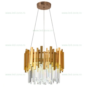 Lustra LED 52W 3 Functii cu Telecomanda Cristal LZ6431-400 - Img 6