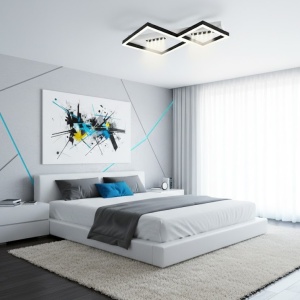 Lustra LED 70W 3 Functii Dimabila cu Telecomanda LZ9360-2 - Img 3