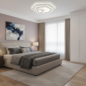 Lustra LED 73W 3 Functii Dimabila cu Telecomanda LZ24006