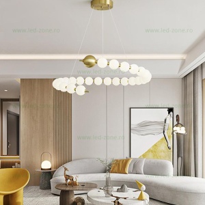Lustra LED 76W 15 Globuri 3 Functii cu Telecomanda G3974/6072