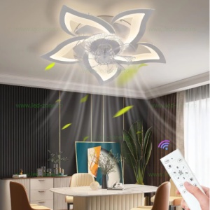 Lustra LED 80W 3 Functii cu Telecomanda si Ventilator Mod Vara/Iarna LZ8884/5FS