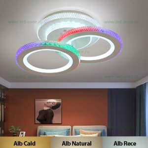 Lustra LED 82W 3 Functii RGB Smart Dimabila cu Telecomanda LZ9226-2M - Img 1