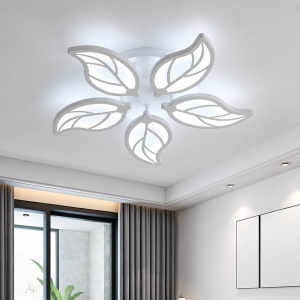 Lustra LED 90W Alba 3 Functii cu Telecomanda LZ93-5