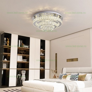 Lustra LED 98W 3 Functii Dimabila cu Telecomanda LZ1102-500Y - Img 1