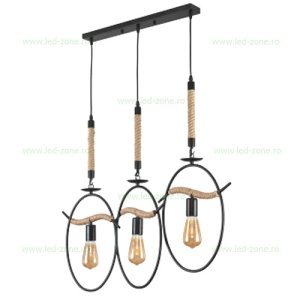 Lustra Rustic 3 Socluri E27 LZ8884