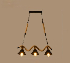 Lustra Rustic Industrial 3 Socluri E27 LZSX-3 - Img 6
