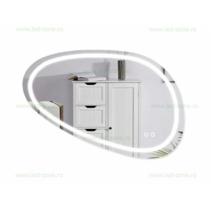 Oglinda Baie LED 80x45cm 3 Functii Touch Dezaburire LZJ118