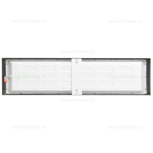 Panou LED 48W 120x30cm Aplicat Negru Backlight - Img 3