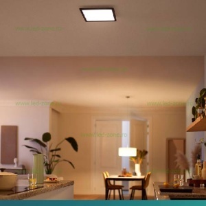 Panou LED 48W 60x60cm Alb Natural Aplicat Negru  - Img 2