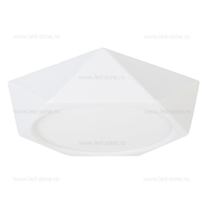 Plafoniera LED 18W Alb Aplicat Diamond