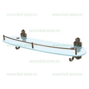 Polita Din Sticla Bronz Antichizat LZ68603