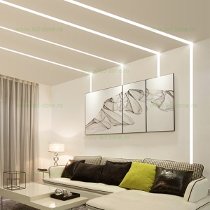 Profil Aluminiu Incastrat Sub Tencuiala 2M 9MM