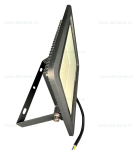 Proiector LED 100W 220V Slim Negru SMD2835 - Img 3