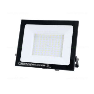 Proiector LED 100W Slim Negru PARDUS