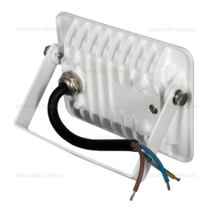 Proiector LED 30W 220V Slim Alb SMD2835 - Img 2