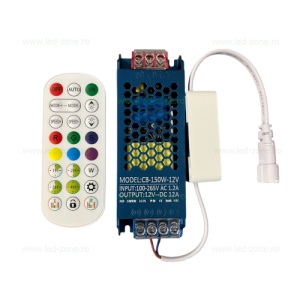 Set 5 Hexagoane LED Honeycomb RGBW Digitale Tuburi 440mm - Img 2