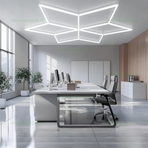 Set 6 Poligoane LED Hexagram 115W Tuburi 750mm - Img 2