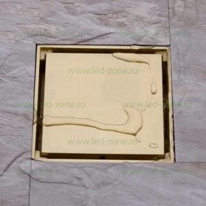 Sifon De Pardoseala Cu Sistem Antimiros Auriu LZ8764FG - Img 2