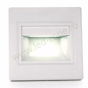 Spot LED 1W Patrat Alb Trepte - Img 4
