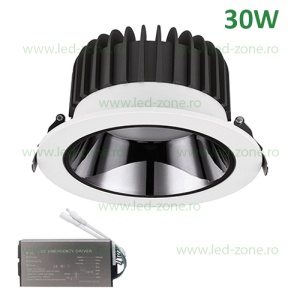 Spot LED 30W Rotund EL-3040 Negru-Gri Emergenta