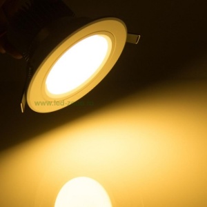 Spot LED 3W Rotund Mat Alb - Argintiu