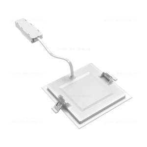 Spot LED 4W Patrat Incastrat Dimabil CCT IP40 - Img 5