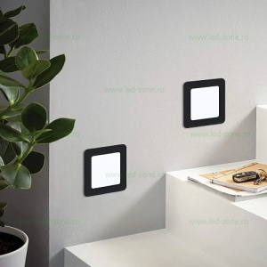 Spot LED 5W Patrat Negru FUEVA - Img 2