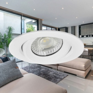 Spot LED 5W Rotund Mobil Alb