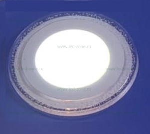 Spot LED 9W Rotund Alb Rece Contur Color Bule - Img 3