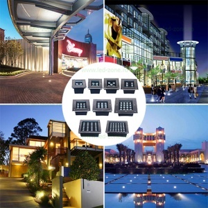 Spot LED Exterior Incastrat 3x1W 220V Patrat