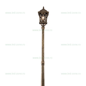 Stalp LED Gradina E27 Cupru JOSH 2M - Img 2