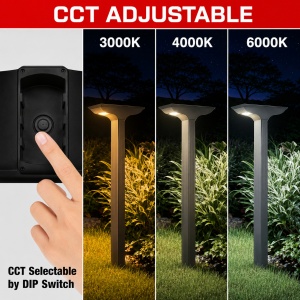 Stalp LED Gradina Solar 690mm CCT