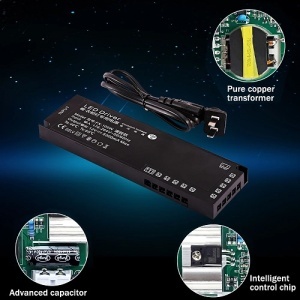 Sursa Slim 12V 60W Pentru Iluminat Banda LED Rafturi cu Senzor