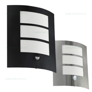 Aplica LED Exterior E27 Senzor CITY