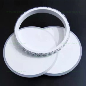 Aplica LED Moderna 31W Rotunda Cristal 3 Functii LZ3909 - Img 2