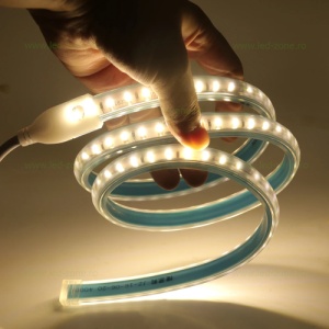 Banda LED 2835 100 SMD/ML 220V Superflux Taiere 10CM - Img 7