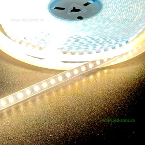 Banda LED 2835 120 SMD/ML CCT Interior/Exterior Silicon 220V Rola 10m - Img 5