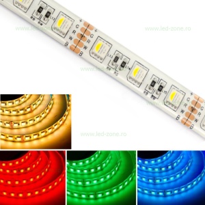 Banda LED 5050 60 SMD/ML RGBW Silicon 24V - Img 3