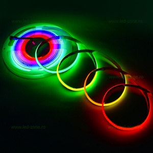 Banda LED COB RGB 420 LED/ML Interior Digitala 24V - Img 5